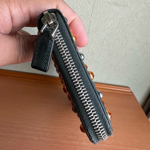 PRADA Studded long wallet - Picture 6 of 16